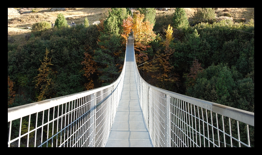 Brücke in der Herbst II