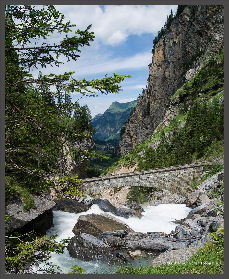 Brücke in der Klus