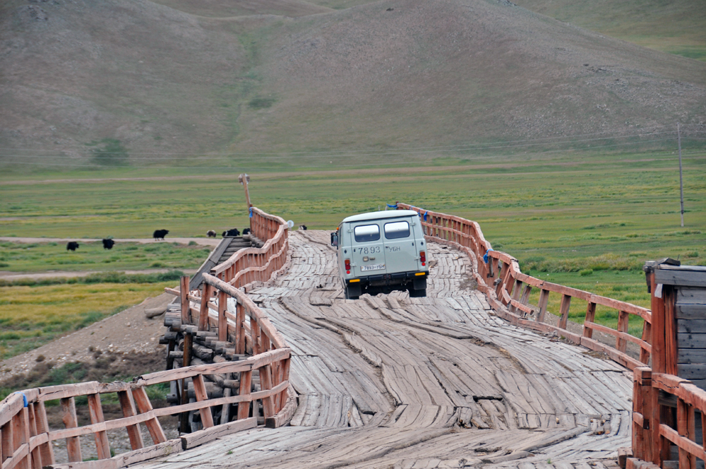 Brücke in der Mongolei