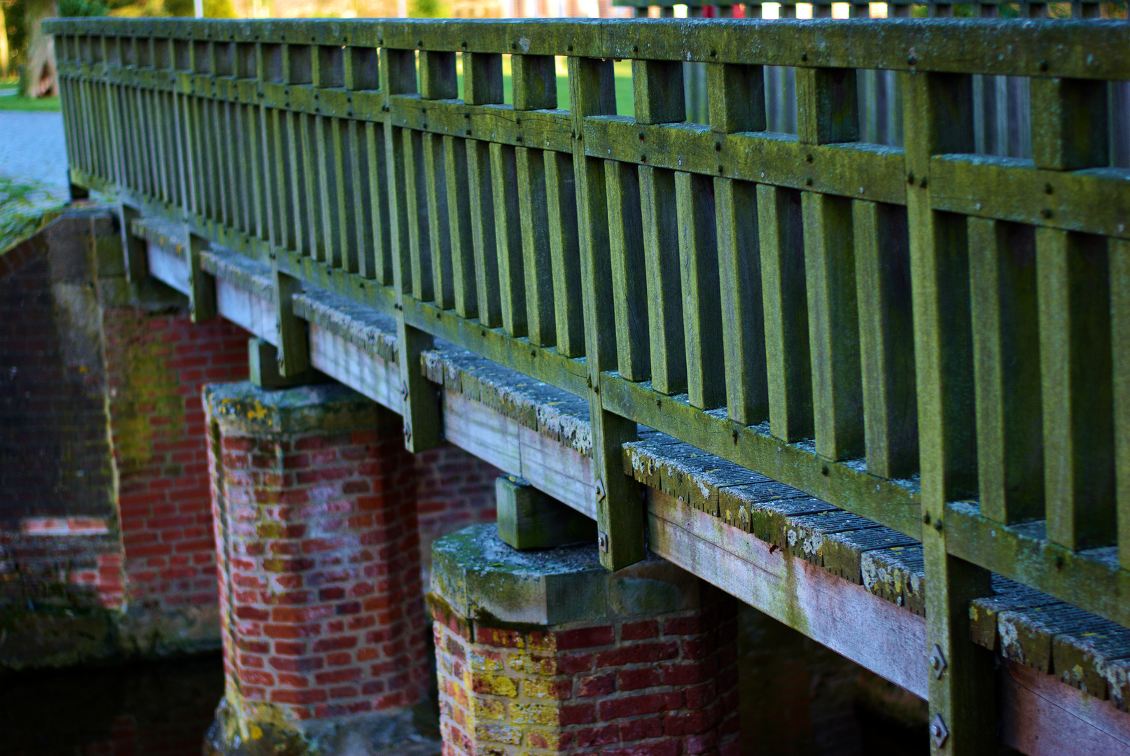 Brücke in der Nähe der Burg Gemen