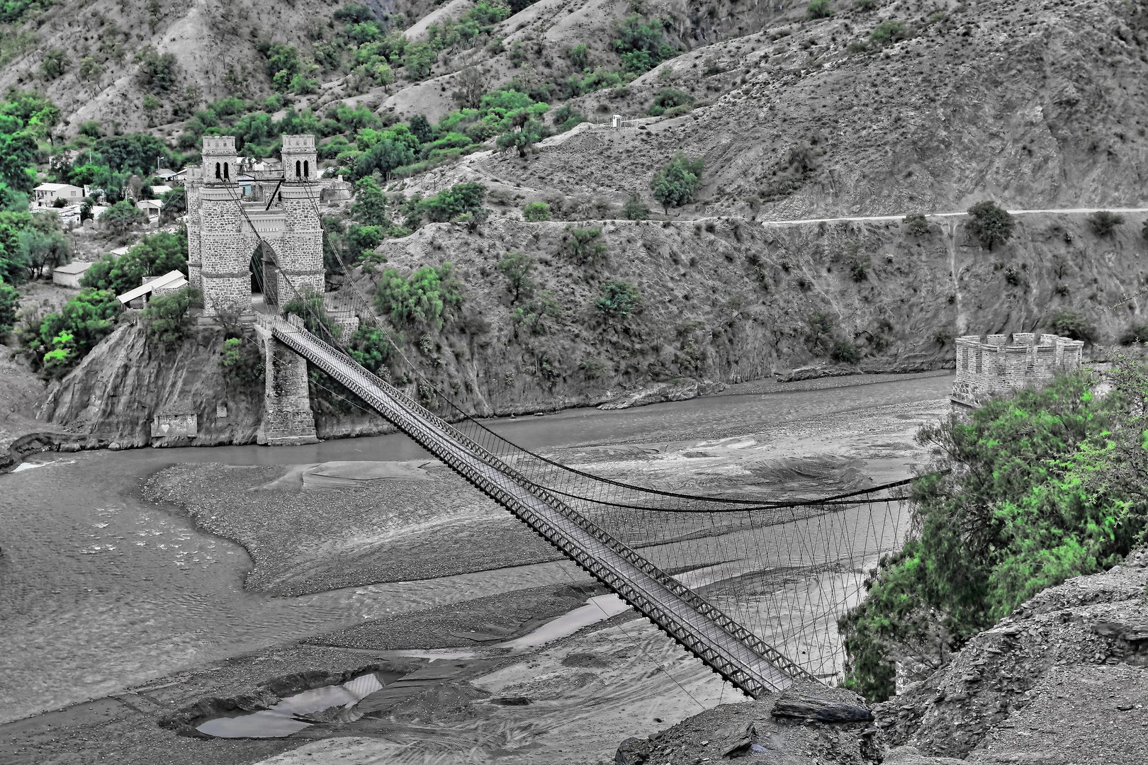 Brücke in der Region Potosi