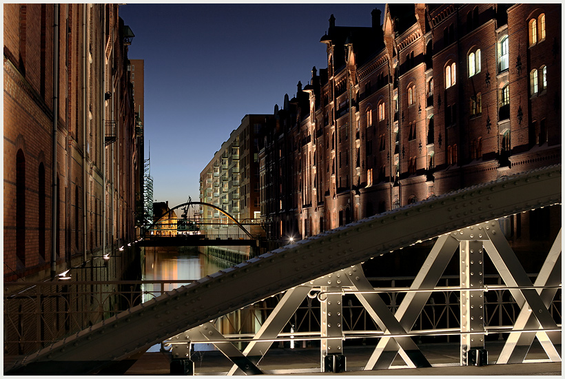 Brücke in der Speicherstadt