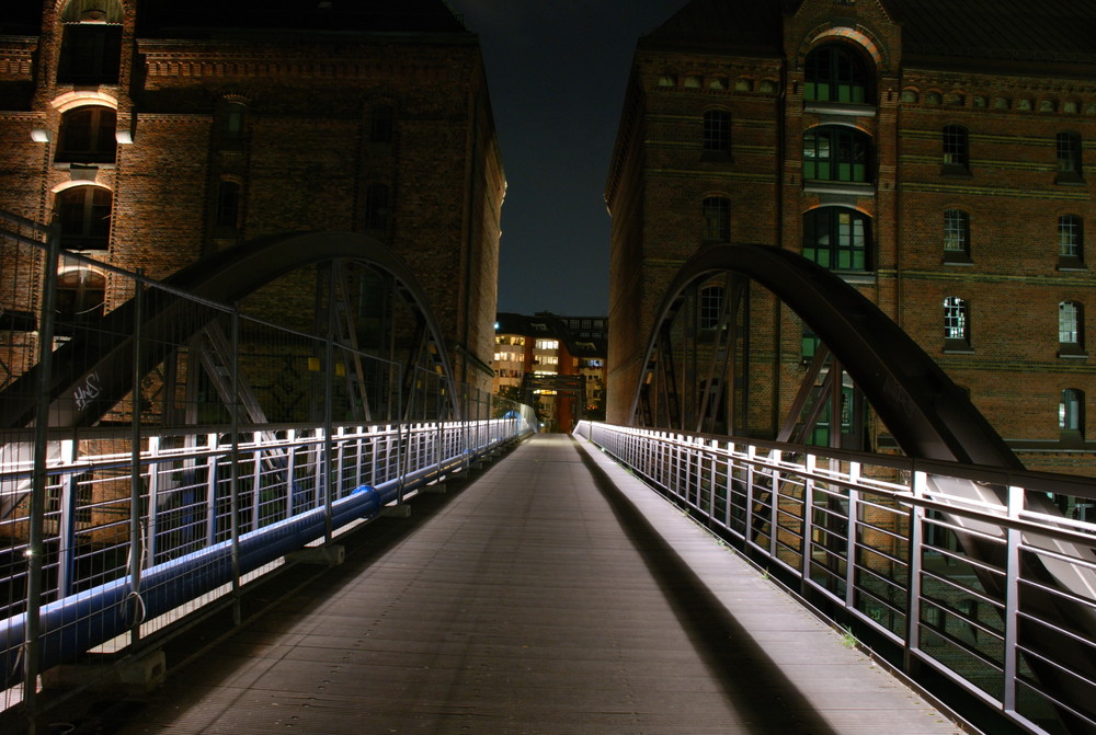 Brücke in der Speicherstadt