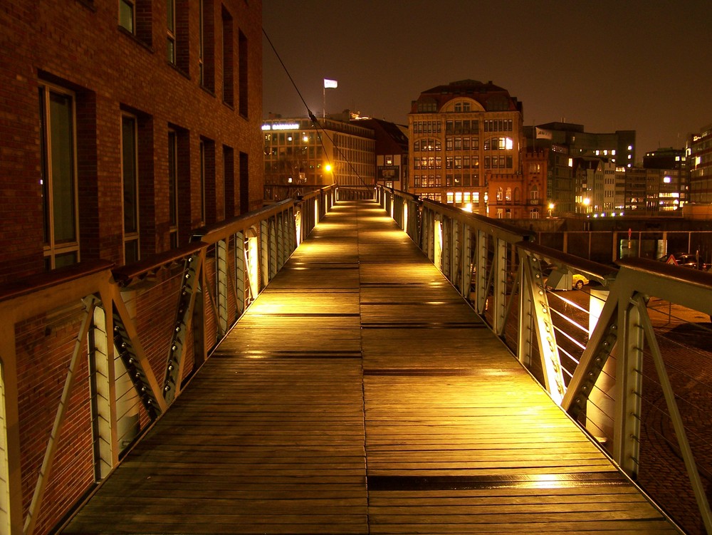 Brücke in der Speicherstadt