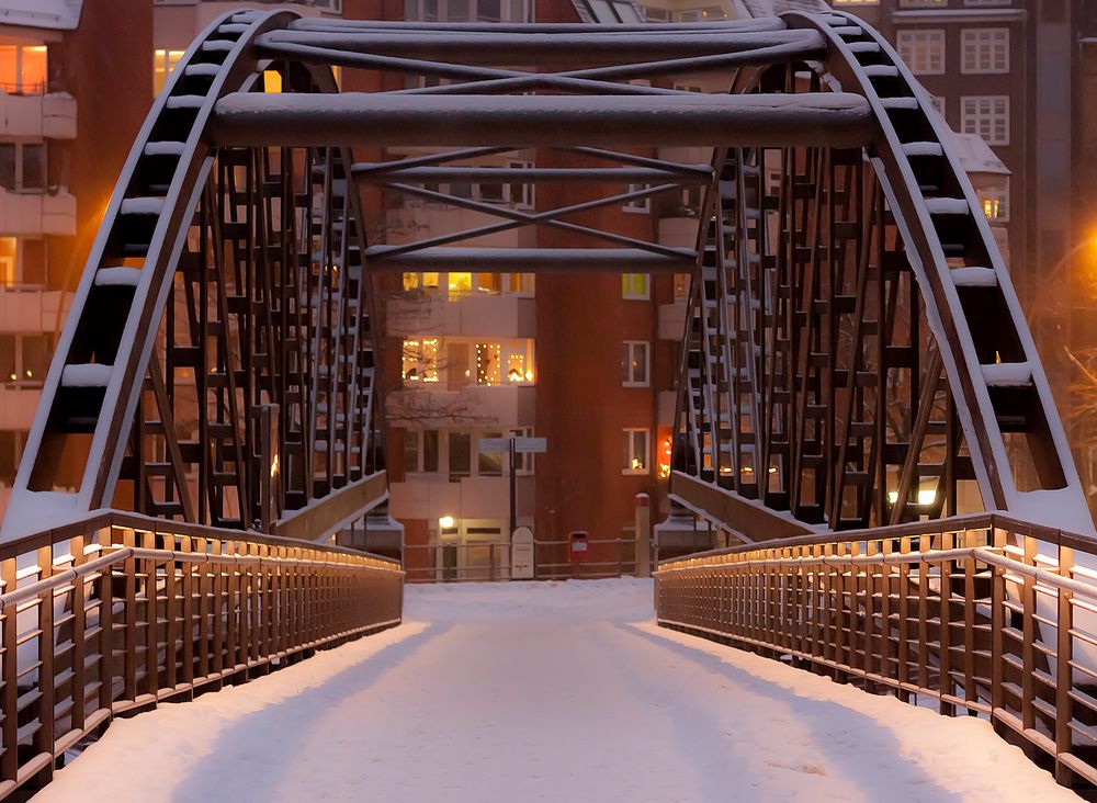 Brücke in der Speicherstadt