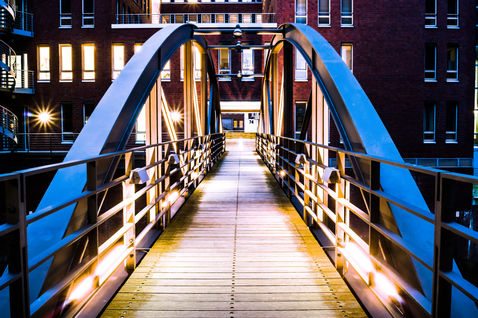 Brücke in der Speicherstadt