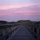 Brücke  in die Dünenlandschaft von Weningerstedt