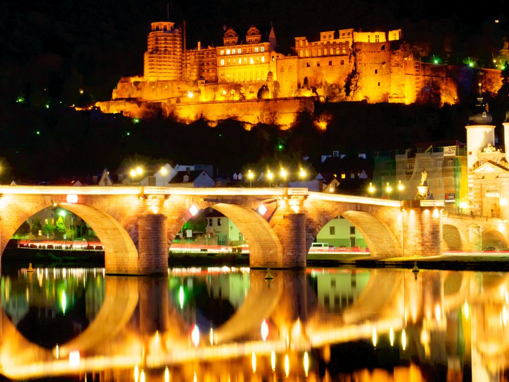 Brücke in Heidelberg / Baden Württemberg / Deutschland