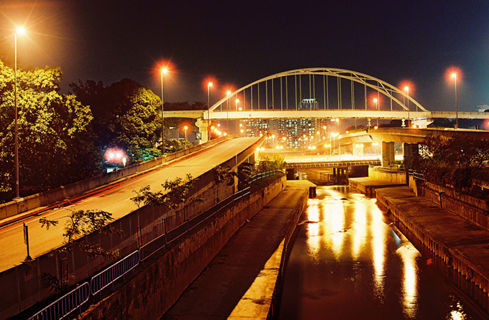 Brücke in Kuala Lumpur