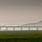 Brücke in Leinach nach dem Regen