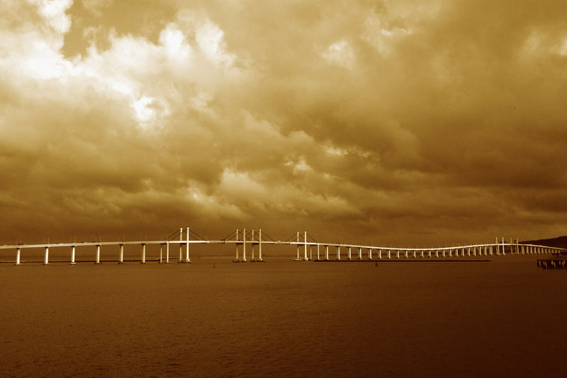 Brücke in Macau, China