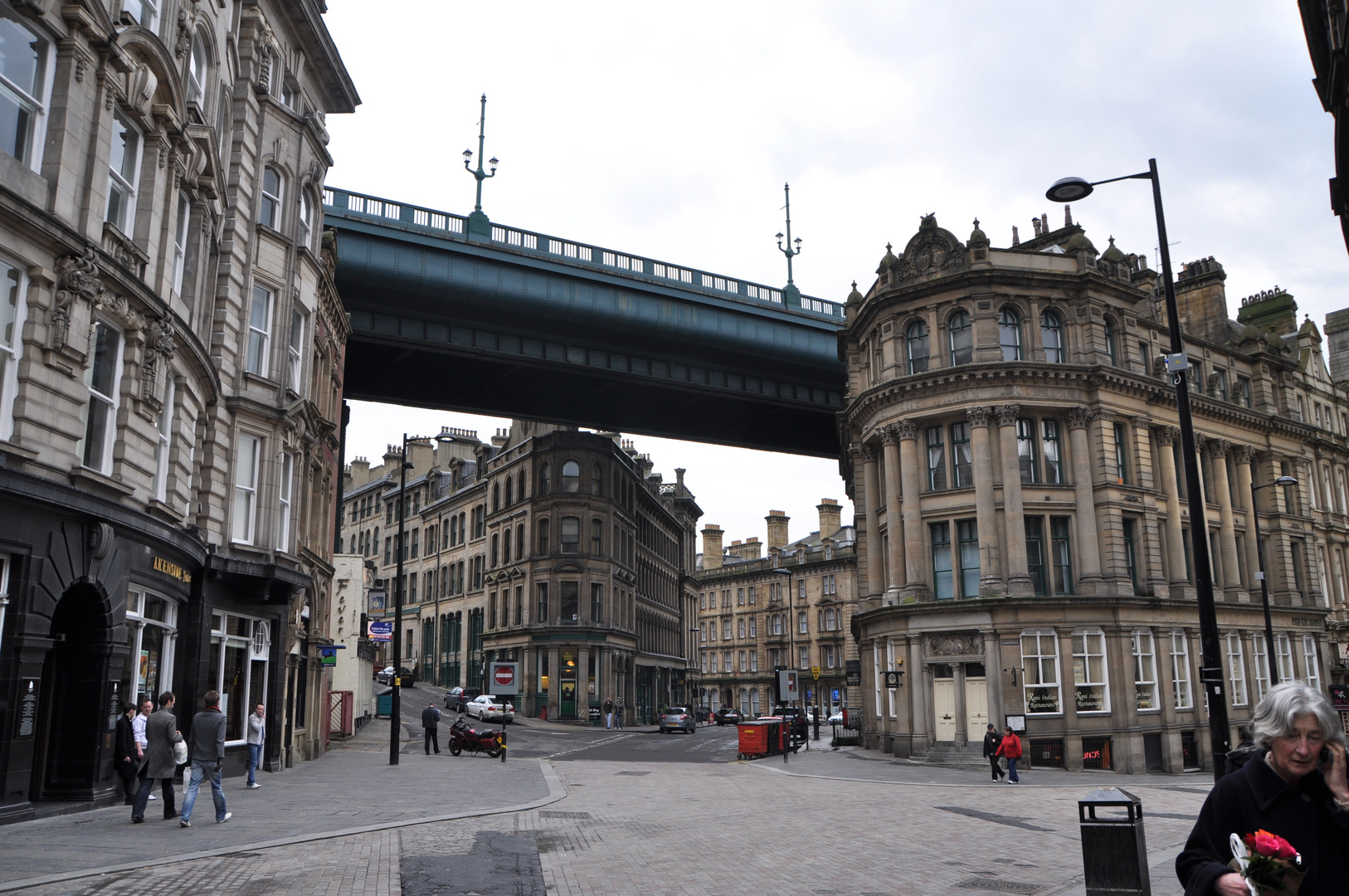 Brücke in Newcastle Downtown