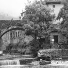 Brücke in Potes, Spanien