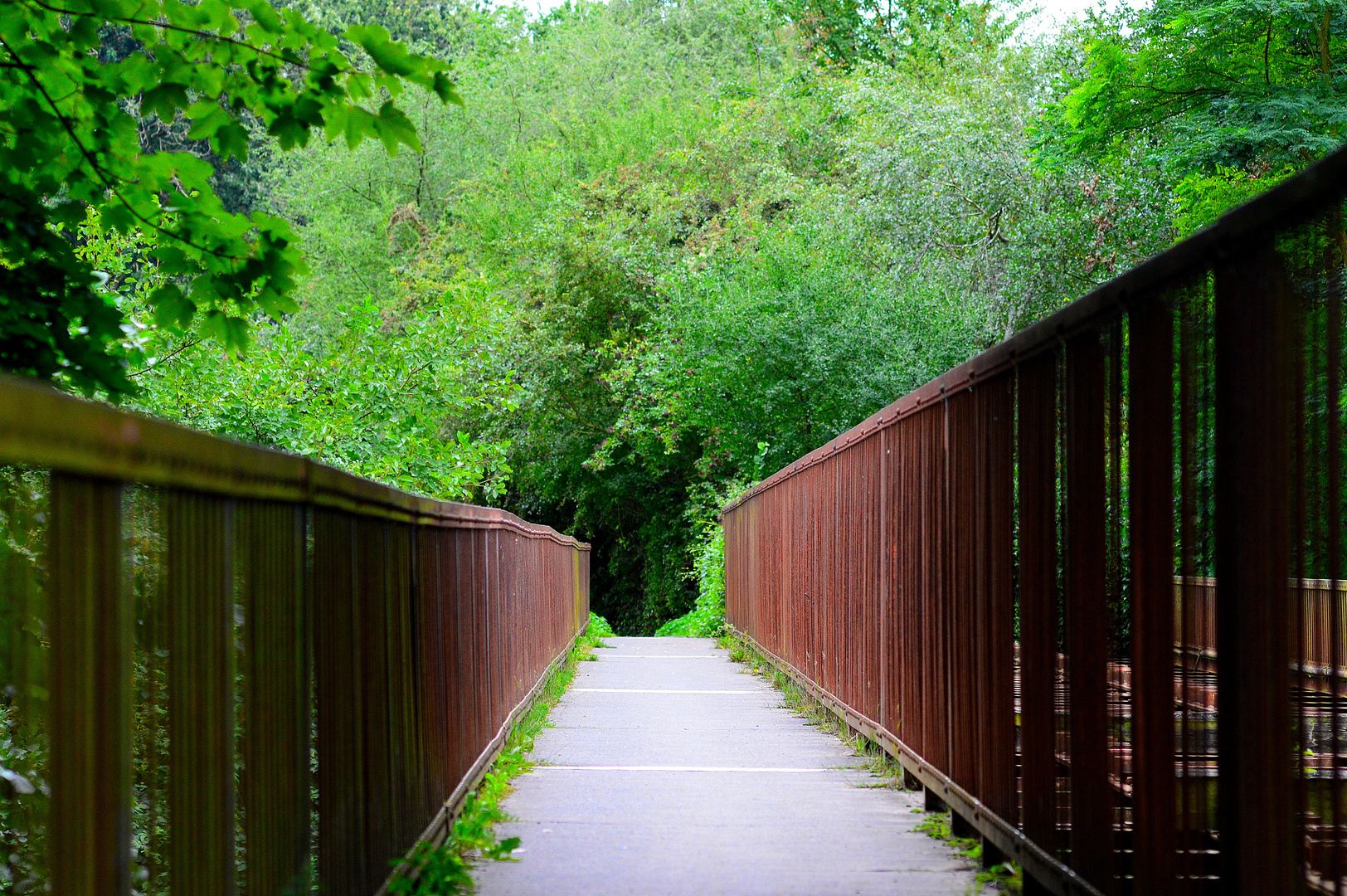 Brücke ins Grüne