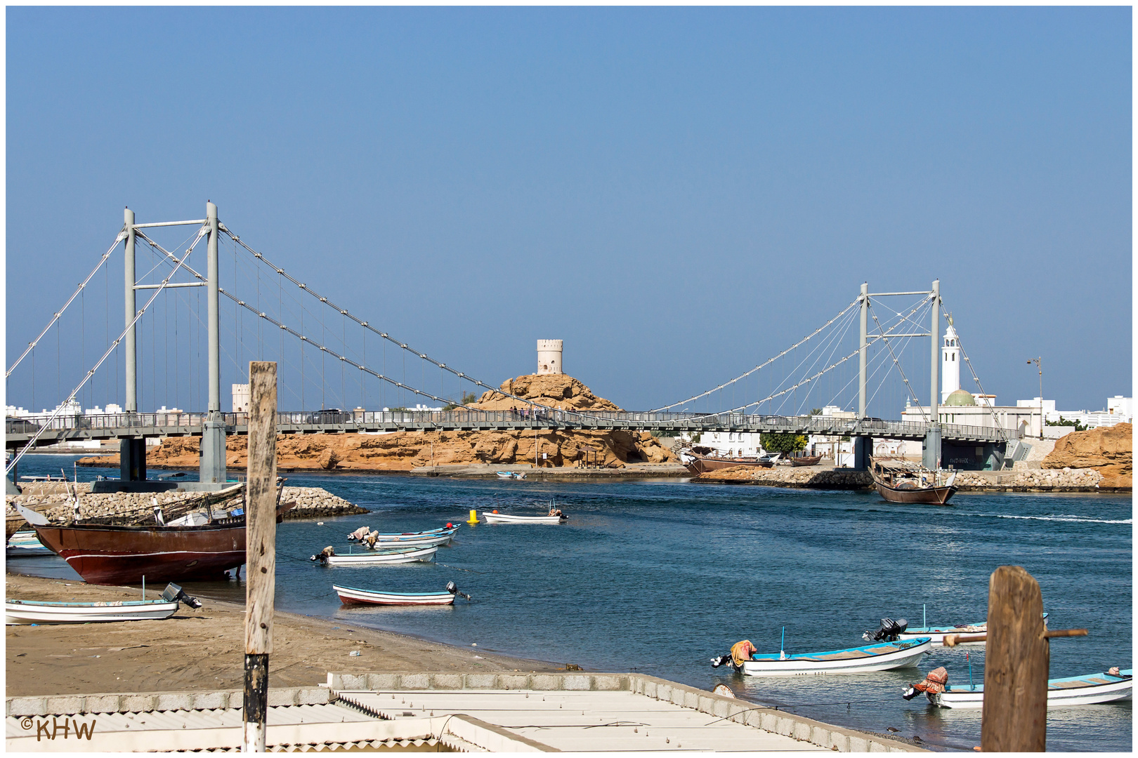 Brücke "Khor al Batah" in Sur (Oman)