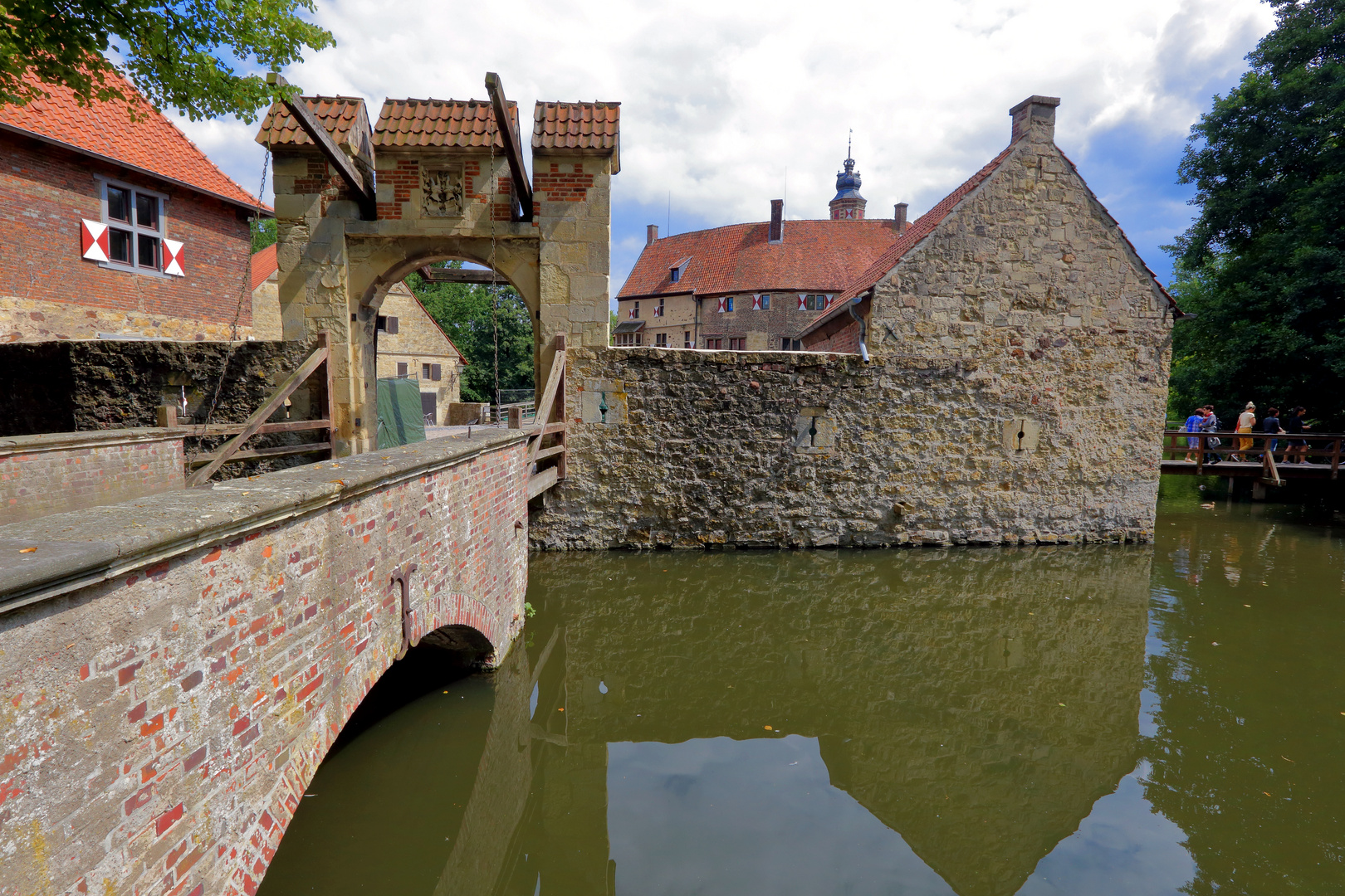 Brücke nach Burg Vischering - Lüdinghausen