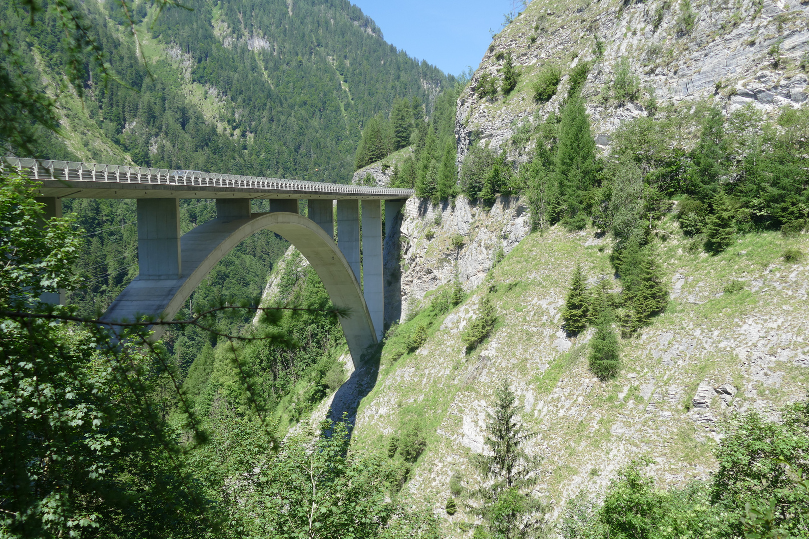 Brücke nach Großarl von der Alten Wacht aus aufgenommen