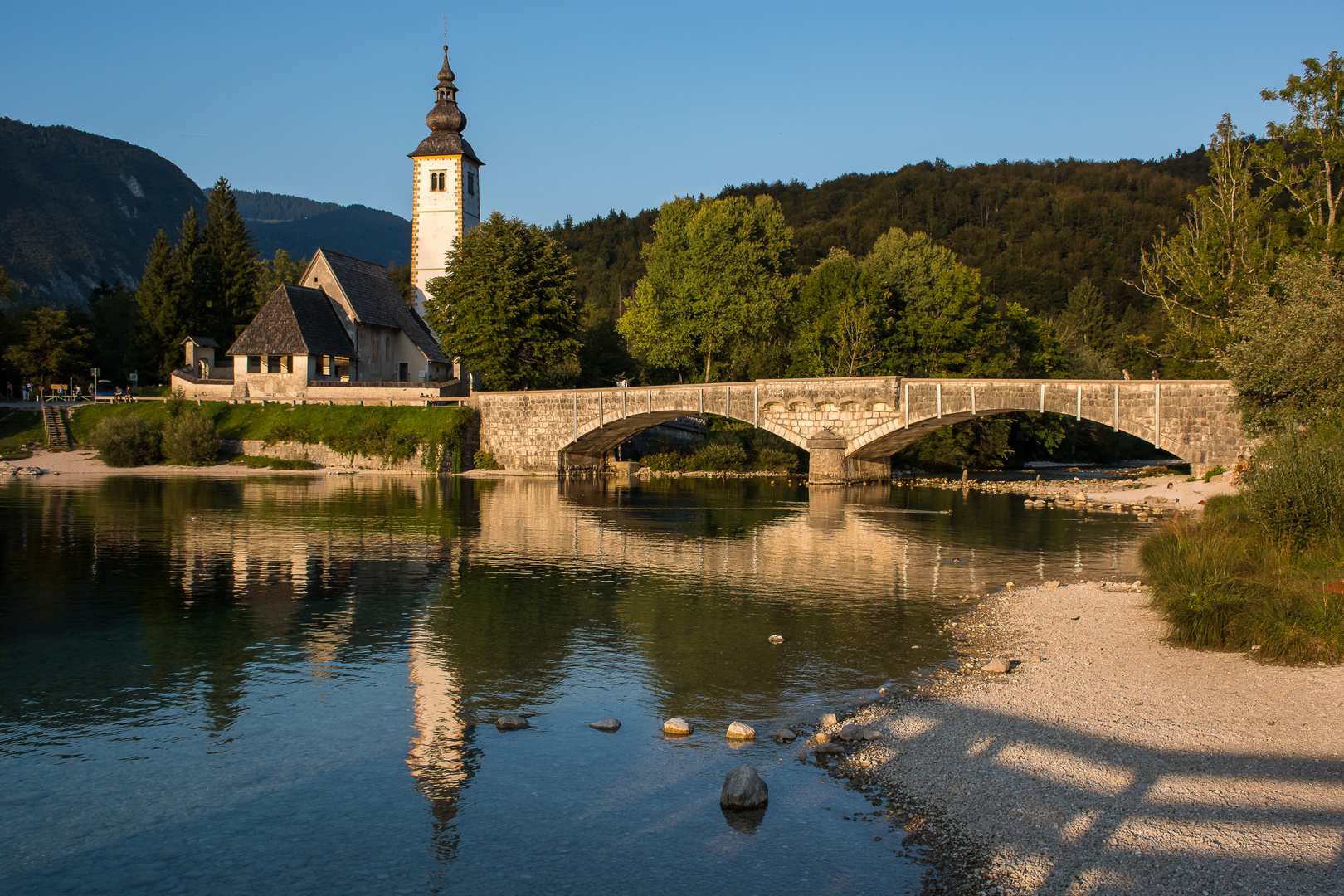 Brücke nach Stara Fuzina