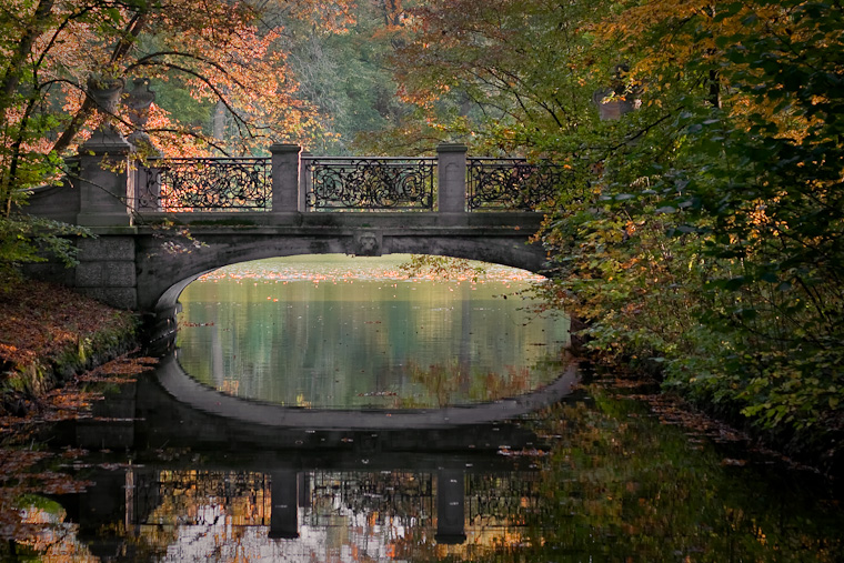 Brücke Nymphenburg Park