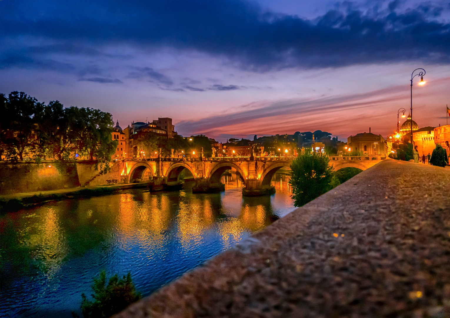 Brücke Sankt Angelo Rom 