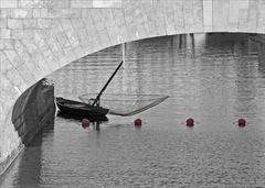 Brücke sw mit Farbe