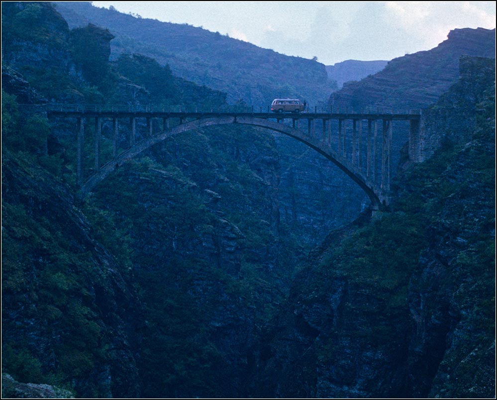 Brücke über Daluisschlucht