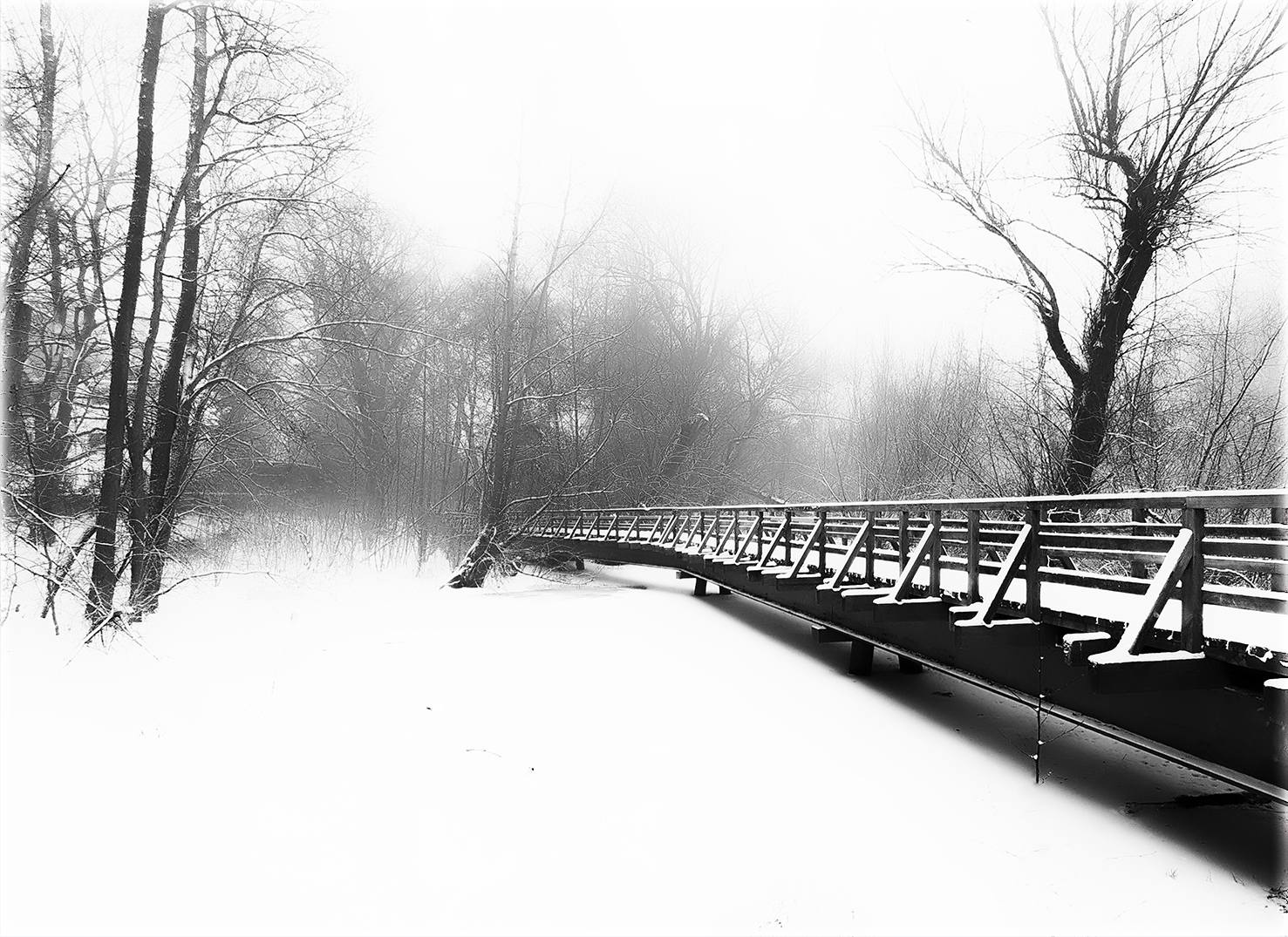 Brücke über das Fließ