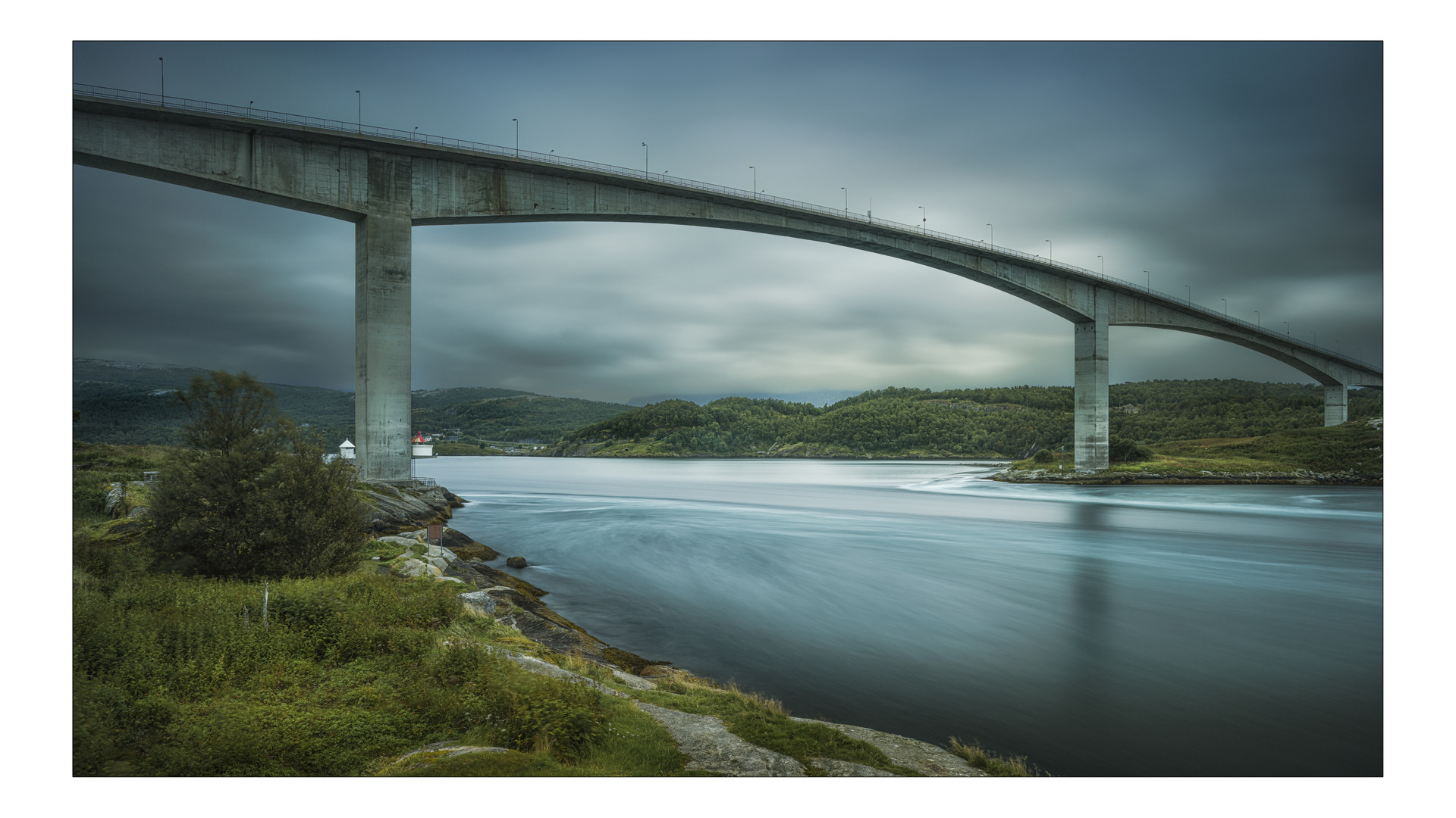 Brücke über dem Saltstraumen !