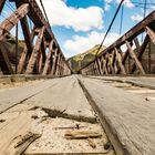 Brücke über den Arrow  - Skippers Road NZ