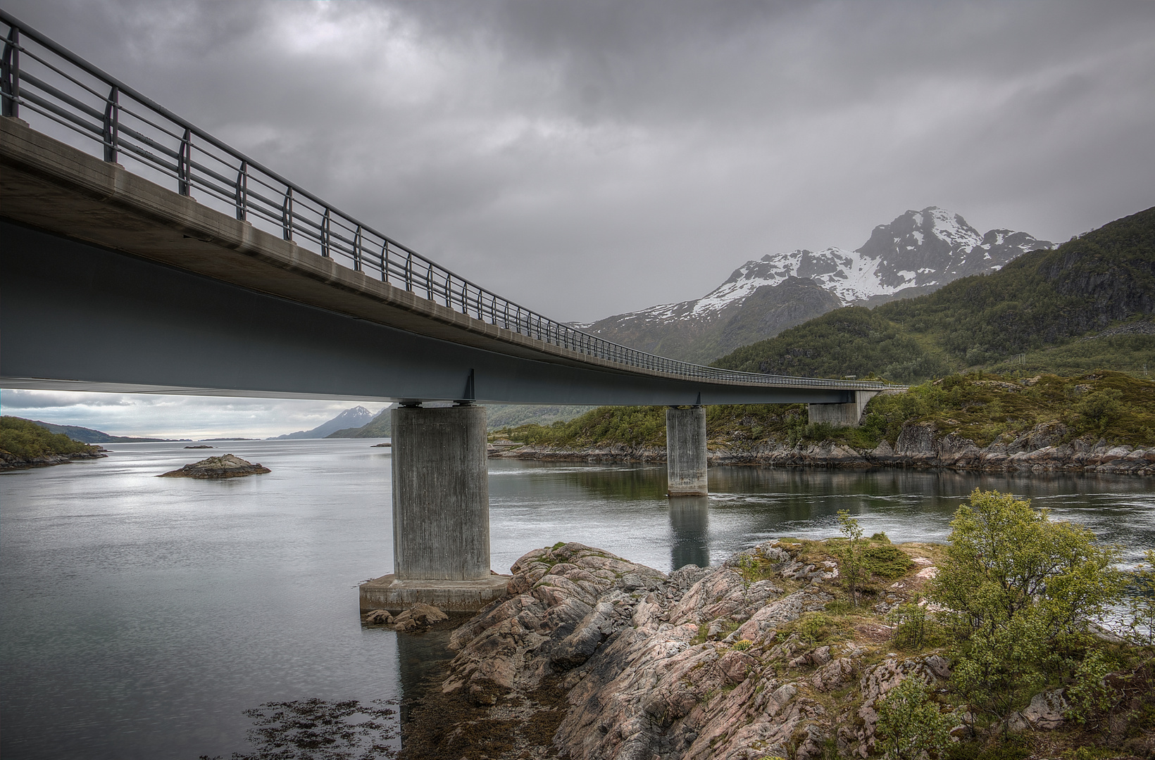 Brücke über den Austerstraumen