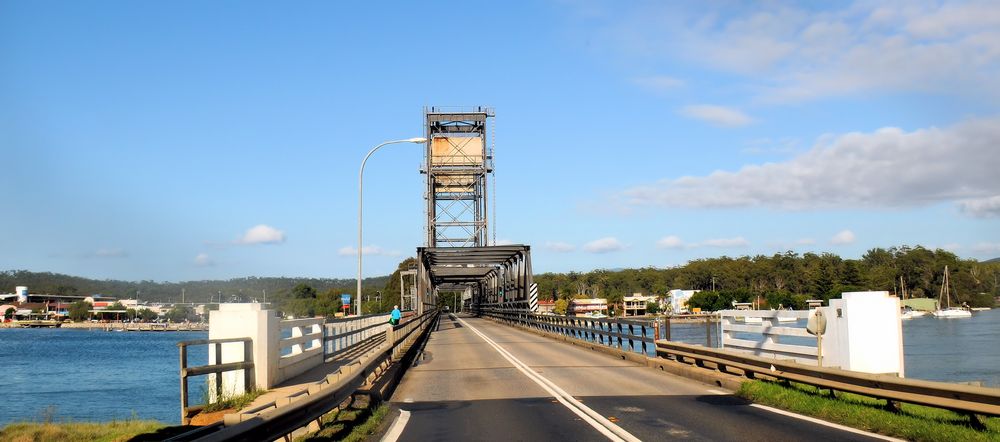Brücke über den Clyde River