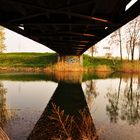 Brücke über den Elster-Saale-Kanal