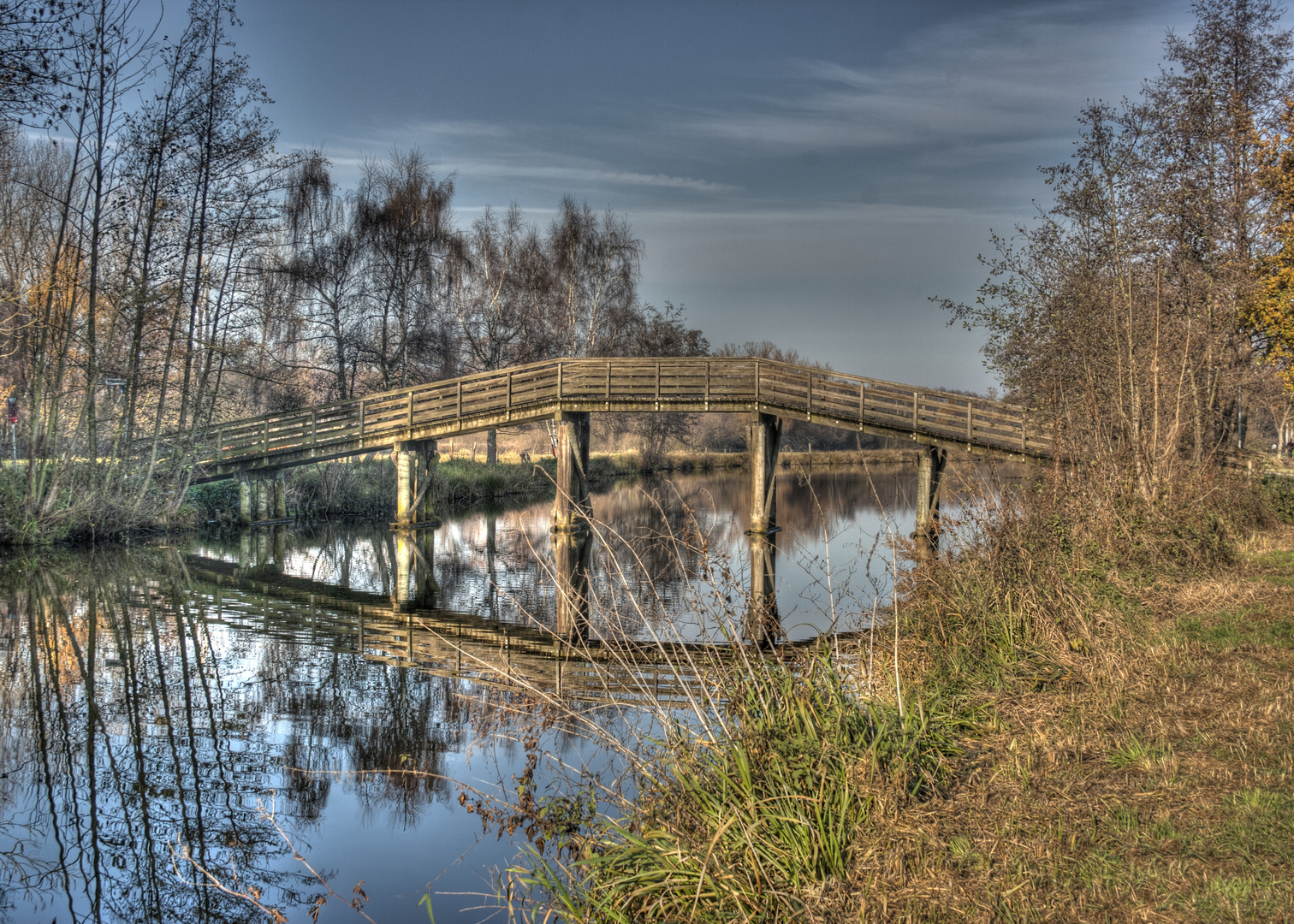 Brücke über den Hagenburger Kanal