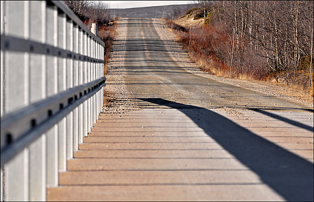 Brücke über den Lainioälven