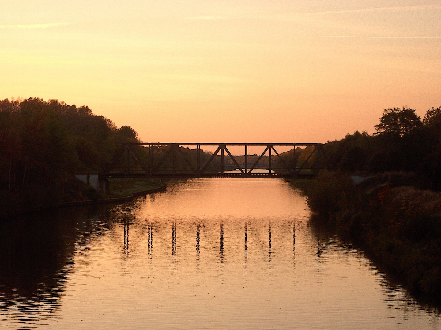 Brücke über den Mittellandkanal bei Buchhorst, 20.10.2008