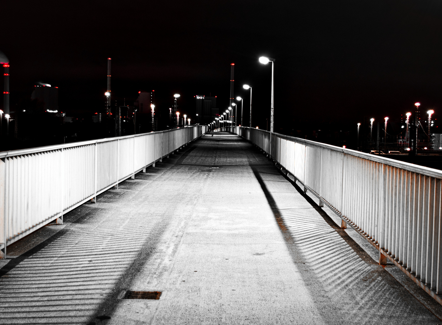 Brücke über den Rangierbahnhof