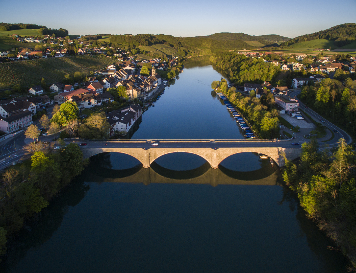 Brücke über den Rhein bei Eglisau