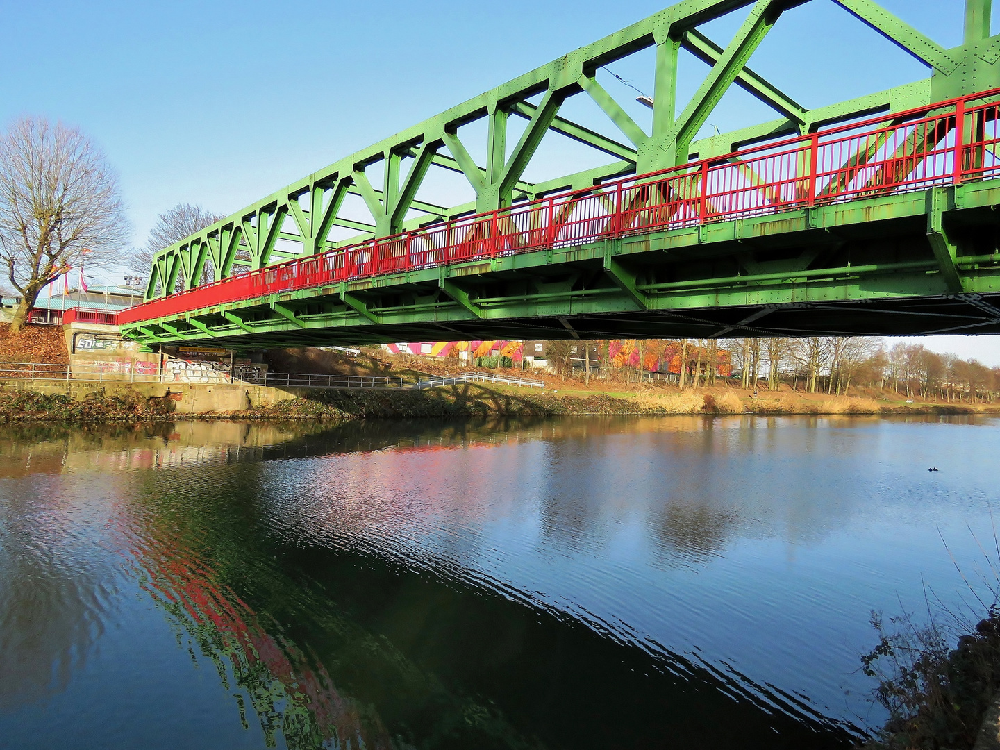 Brücke über den Rhein Herne Kanal bei Henrichenburg