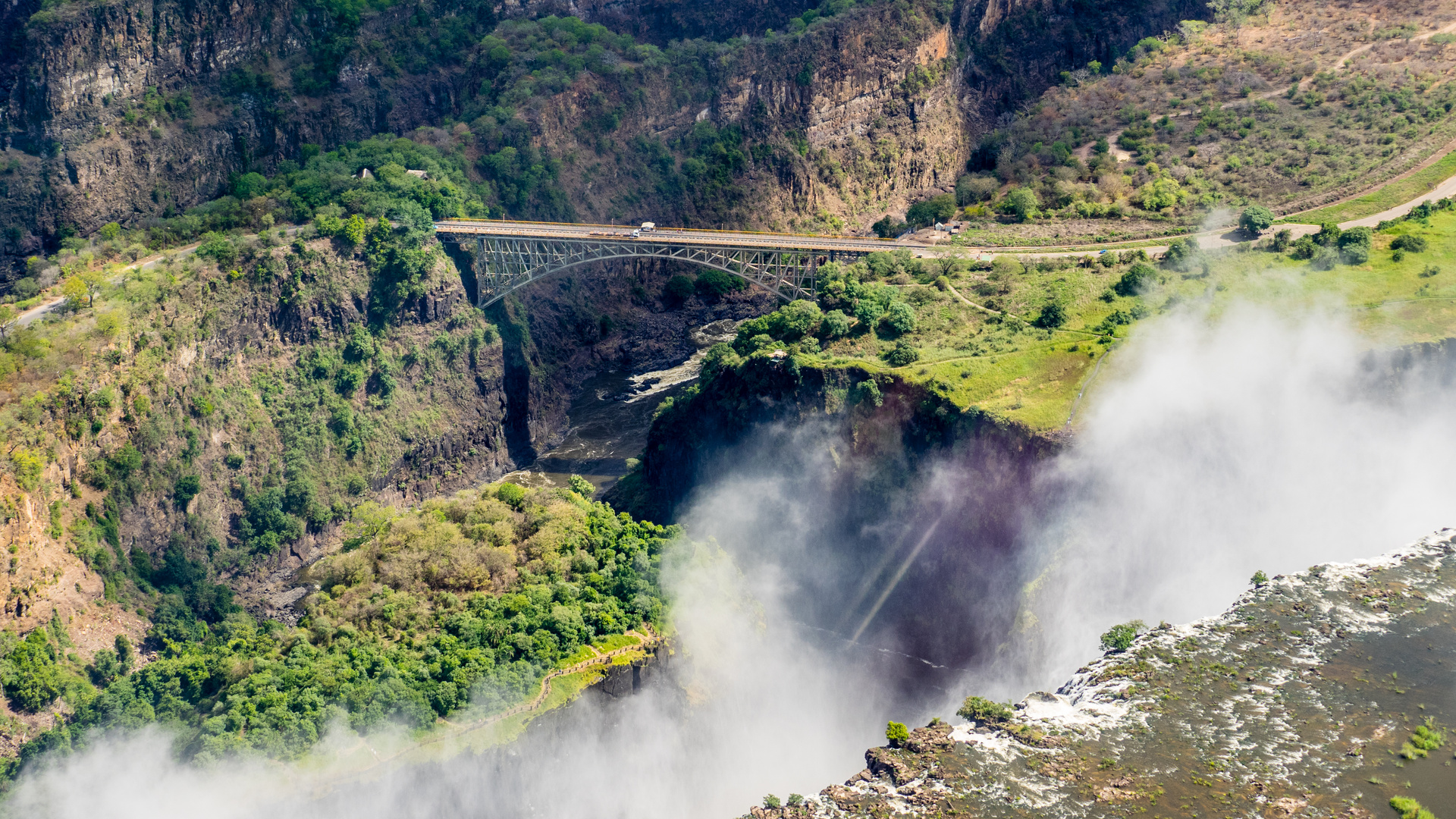 Brücke über den Sambesi Foto & Bild africa, southern africa