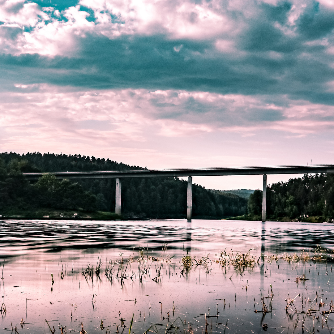 Brücke über den See Foto & Bild landschaft, bach, fluss & see, see