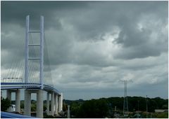 brücke über den strelasund gen rügen . .