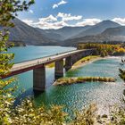 Brücke über den Sylvensteinsee