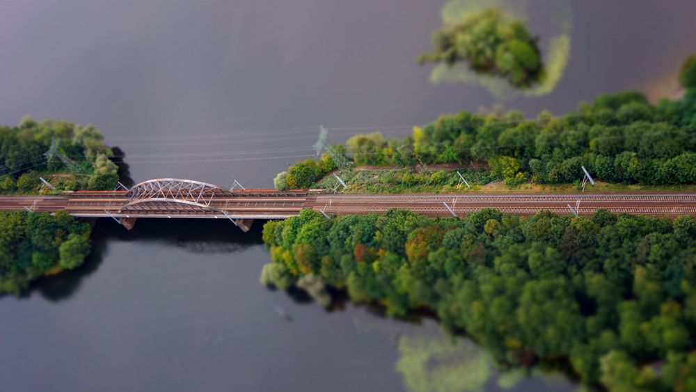 Brücke über den Templiner See bei Potsdam