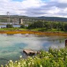 Brücke über den Tjeldsund auf die Lofoten