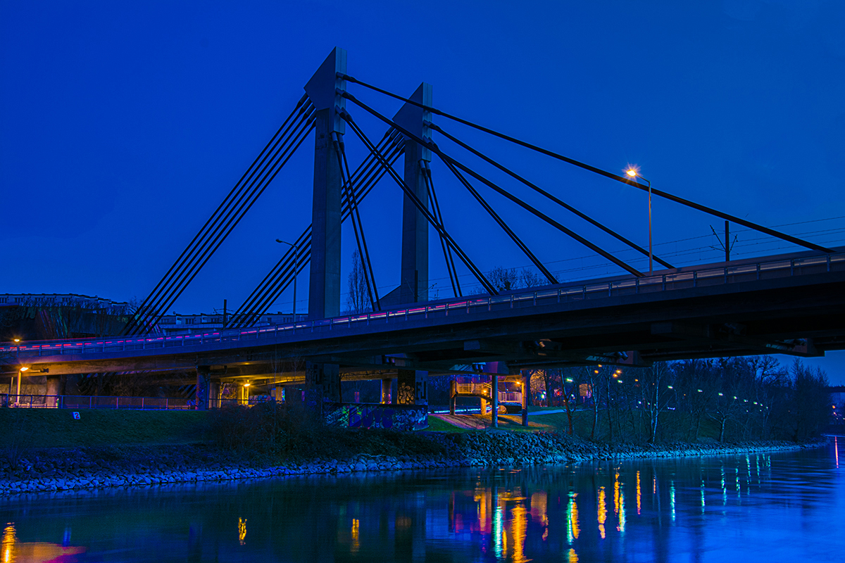 Brücke über den Wiener Donaukanal