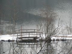 Brücke über den Wöhrsee