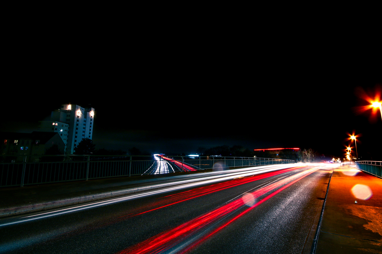 Brücke über der A5