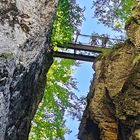 Brücke über der Breitachklamm