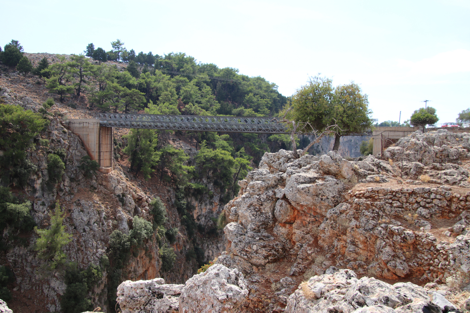 Brücke über die Aradena Schlucht