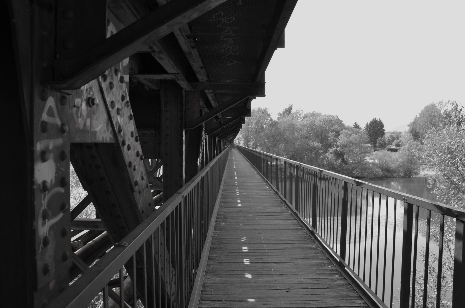 Brücke über die Fulda bei Kassel